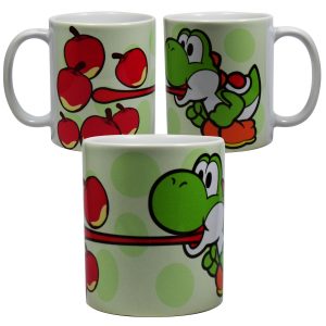 Caneca Yoshi Comendo frutas - Mario 4